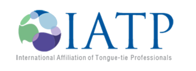 Logo of the International Affiliation of Tongue-tie Professionals (IATP), featuring colorful circular shapes and the text.
