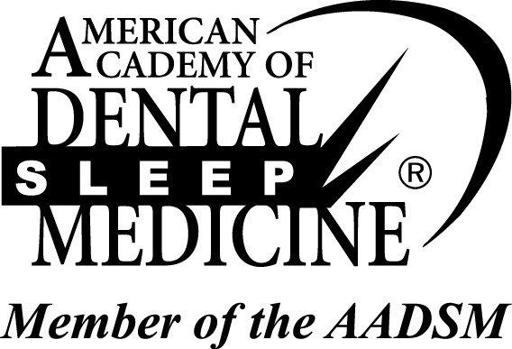 Logo of the American Academy of Dental Sleep Medicine with the text "Member of the AADSM" included.